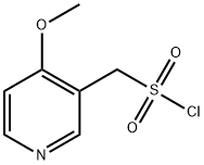 3-Pyridinemethanesulfonyl chloride, 4-methoxy- Structure