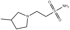 1-Pyrrolidineethanesulfonamide, 3-methyl- Structure