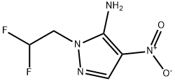 1-(2,2-difluoroethyl)-4-nitro-1H-pyrazol-5-amine Structure