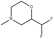 Morpholine,2-(difluoromethyl)-4-methyl- 구조식 이미지