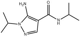 5-amino-N,1-diisopropyl-1H-pyrazole-4-carboxamide Structure