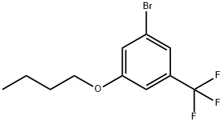 Benzene, 1-bromo-3-butoxy-5-(trifluoromethyl)- Structure