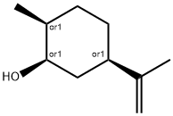 Cyclohexanol, 2-methyl-5-(1-methylethenyl)-, (1R,2S,5R)-rel- 구조식 이미지