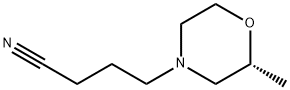 4-Morpholinebutanenitrile, 2-methyl-, (2R)- 구조식 이미지
