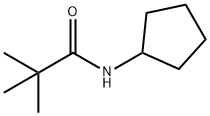 Propanamide, N-cyclopentyl-2,2-dimethyl- Structure