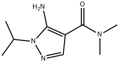 5-amino-1-isopropyl-N,N-dimethyl-1H-pyrazole-4-carboxamide Structure