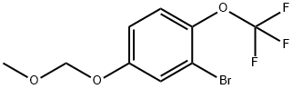 2-Bromo-4-(methoxymethoxy)-1-(trifluoromethoxy)benzene 구조식 이미지