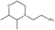 4-Morpholineethanamine, 2,3-dimethyl- Structure