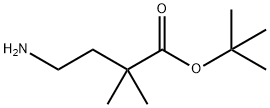 Butanoic acid, 4-amino-2,2-dimethyl-, 1,1-dimethylethyl ester Structure