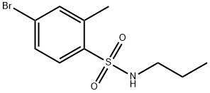 4-Bromo-2-methyl-N-propylbenzenesulfonamide Structure