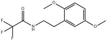 N-[2-(2,5-Dimethoxyphenyl)ethyl]-2,2,2-trifluoroacetamide 구조식 이미지