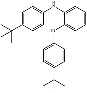 1,2-Benzenediamine, N1,N2-bis[4-(1,1-dimethylethyl)phenyl]- Structure