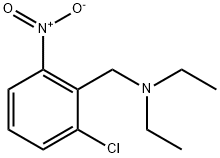 Benzenemethanamine, 2-chloro-N,N-diethyl-6-nitro- Structure