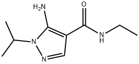 5-amino-N-ethyl-1-isopropyl-1H-pyrazole-4-carboxamide Structure