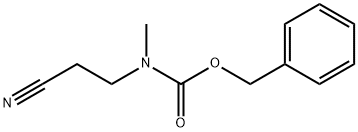 benzyl (2-cyanoethyl)(methyl)carbamate Structure