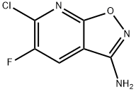 Isoxazolo[5,4-b]pyridin-3-amine, 6-chloro-5-fluoro- Structure