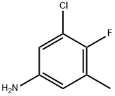 Benzenamine, 3-chloro-4-fluoro-5-methyl- 구조식 이미지