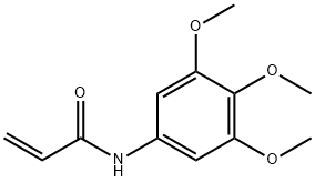 N-(3,4,5-trimethoxyphenyl)prop-2-enamide 구조식 이미지