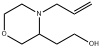 3-Morpholineethanol, 4-(2-propen-1-yl)- 구조식 이미지