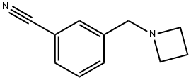 Benzonitrile, 3-(1-azetidinylmethyl)- Structure