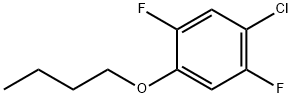 Benzene, 1-butoxy-4-chloro-2,5-difluoro- Structure