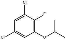 Benzene, 1,5-dichloro-2-fluoro-3-(1-methylethoxy)- Structure