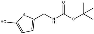 Carbamic acid, N-[(5-hydroxy-2-thienyl)methyl]-, 1,1-dimethylethyl ester Structure