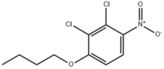 Benzene, 1-butoxy-2,3-dichloro-4-nitro- Structure