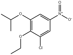 Benzene, 1-chloro-2-ethoxy-3-(1-methylethoxy)-5-nitro- Structure