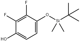 Phenol, 4-[[(1,1-dimethylethyl)dimethylsilyl]oxy]-2,3-difluoro- Structure