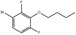 Benzene, 1-bromo-3-butoxy-2,4-difluoro- 구조식 이미지