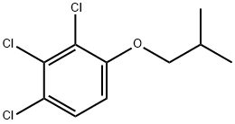 Benzene, 1,2,3-trichloro-4-(2-methylpropoxy)- Structure