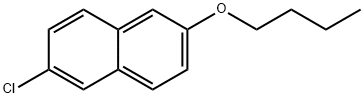 Naphthalene, 2-butoxy-6-chloro- Structure