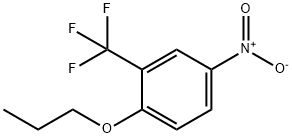 Benzene, 4-nitro-1-propoxy-2-(trifluoromethyl)- Structure