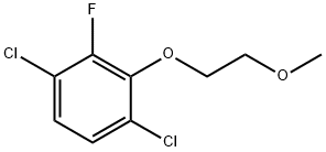 Benzene, 1,4-dichloro-2-fluoro-3-(2-methoxyethoxy)- Structure