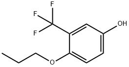 Phenol, 4-propoxy-3-(trifluoromethyl)- Structure