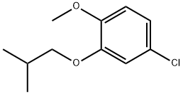 Benzene, 4-chloro-1-methoxy-2-(2-methylpropoxy)- Structure