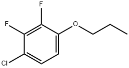 Benzene, 1-chloro-2,3-difluoro-4-propoxy- Structure