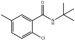 Benzamide, 2-chloro-N-(1,1-dimethylethyl)-5-methyl- Structure