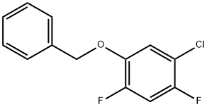 Benzene, 1-chloro-2,4-difluoro-5-(phenylmethoxy)- Structure