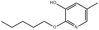 3-Pyridinol, 5-methyl-2-(pentyloxy)- Structure