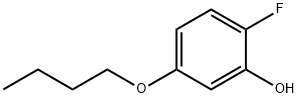 Phenol, 5-butoxy-2-fluoro- Structure