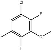 Benzene, 1-chloro-2,4-difluoro-3-methoxy-5-methyl- Structure