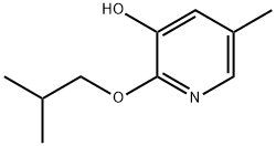 3-Pyridinol, 5-methyl-2-(2-methylpropoxy)- Structure