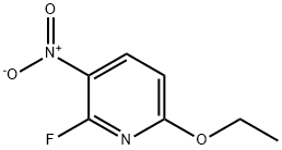 Pyridine, 6-ethoxy-2-fluoro-3-nitro- Structure