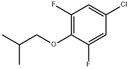 Benzene, 5-chloro-1,3-difluoro-2-(2-methylpropoxy)- Structure