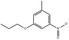 Benzene, 1-methyl-3-nitro-5-propoxy- 구조식 이미지