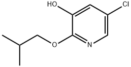 3-Pyridinol, 5-chloro-2-(2-methylpropoxy)- Structure