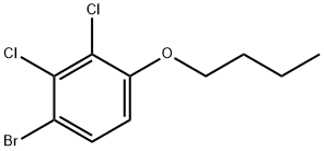 Benzene, 1-bromo-4-butoxy-2,3-dichloro- 구조식 이미지