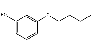 Phenol, 3-butoxy-2-fluoro- Structure